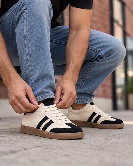 Samvipa crema negro caballero